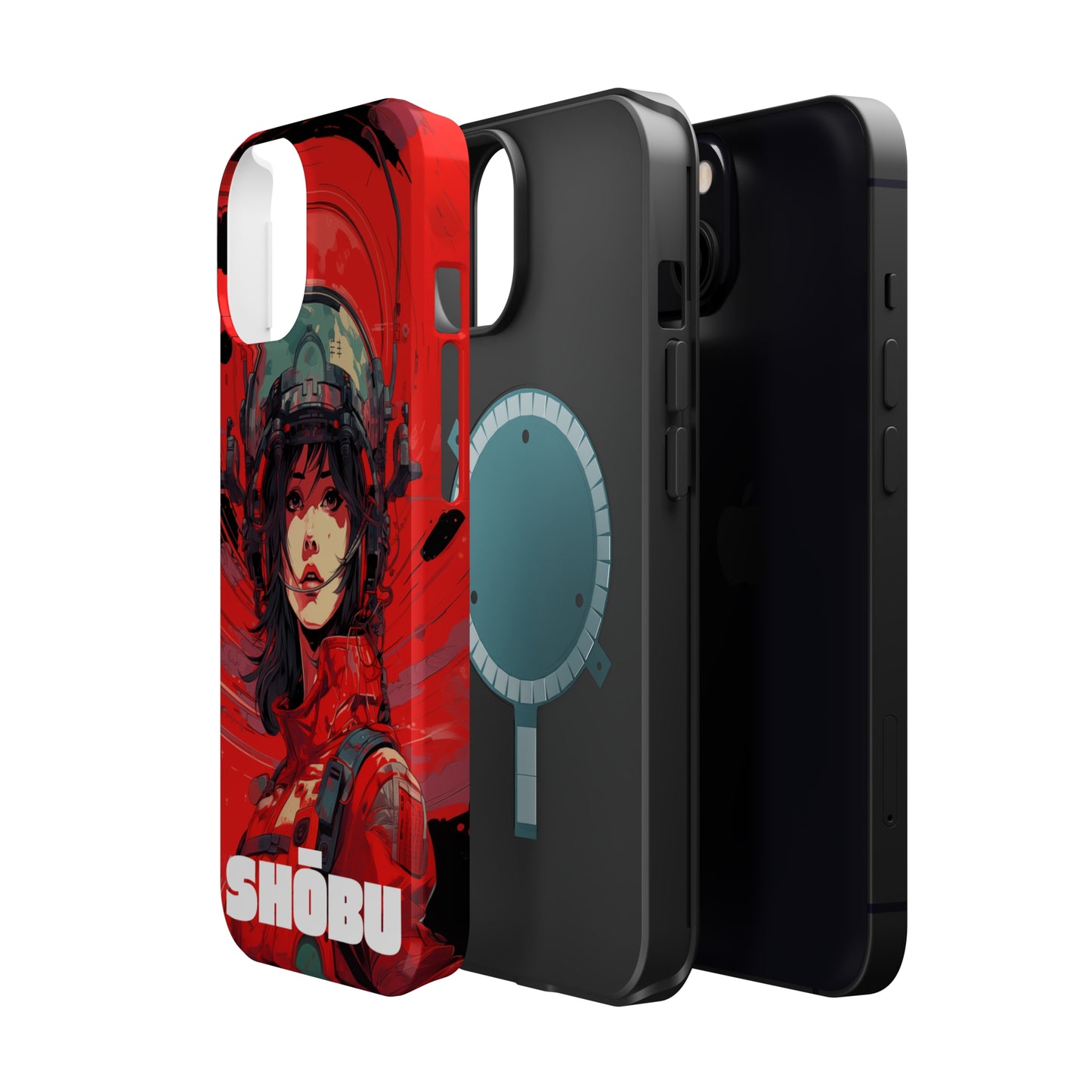 iPhone MagSafe Double Layer Tough Case - Mecha Engineer KIMI