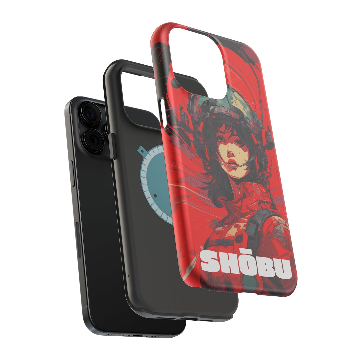 iPhone MagSafe Double Layer Tough Case - Mecha Engineer KIMI