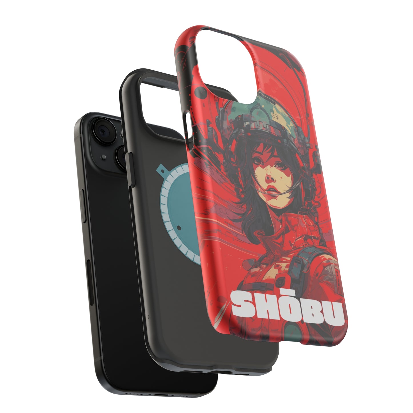 iPhone MagSafe Double Layer Tough Case - Mecha Engineer KIMI