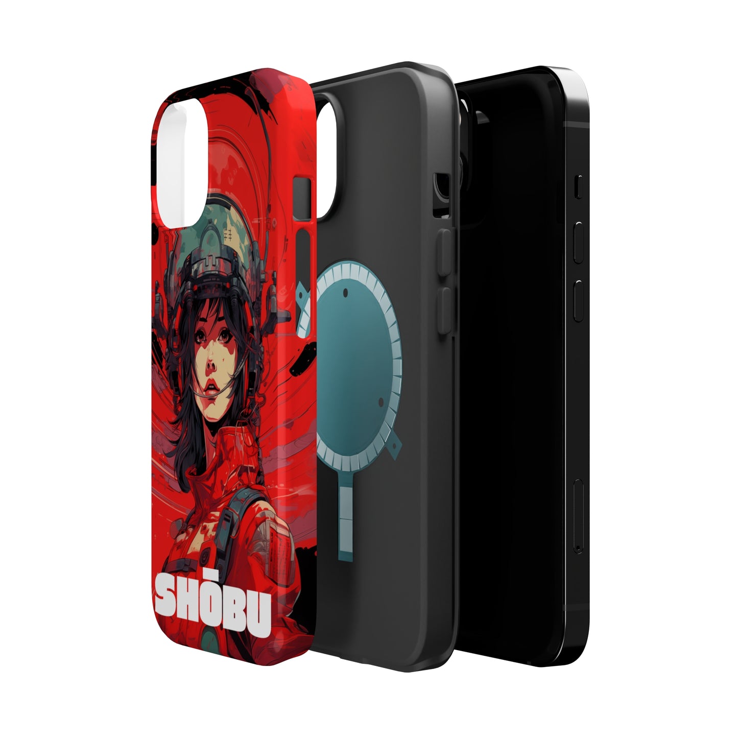 iPhone MagSafe Double Layer Tough Case - Mecha Engineer KIMI