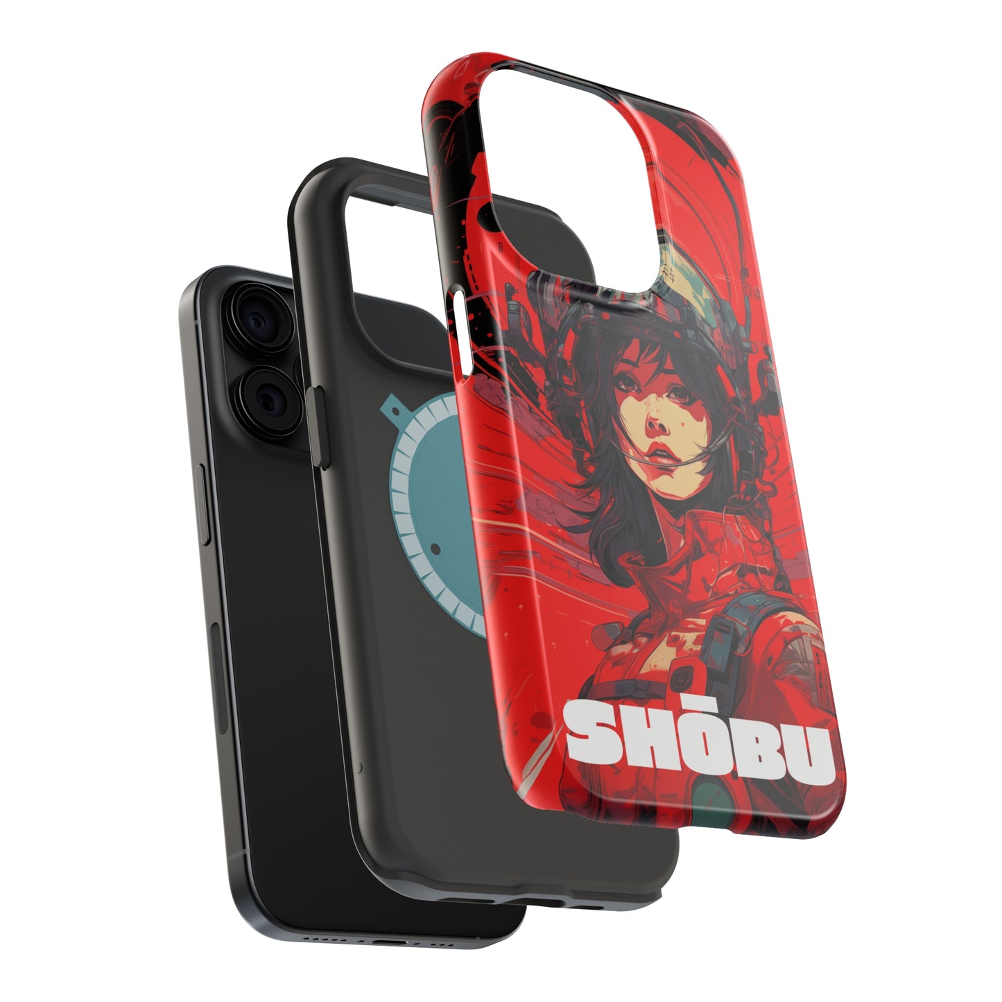 iPhone MagSafe Double Layer Tough Case - Mecha Engineer KIMI