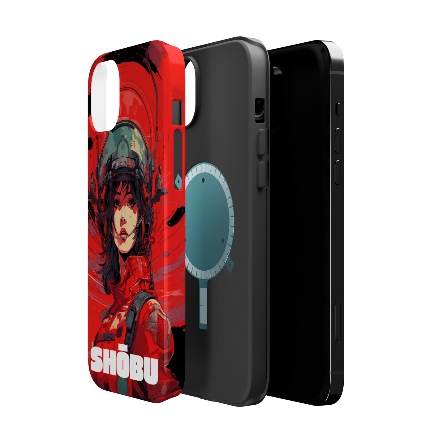 iPhone MagSafe Double Layer Tough Case - Mecha Engineer KIMI