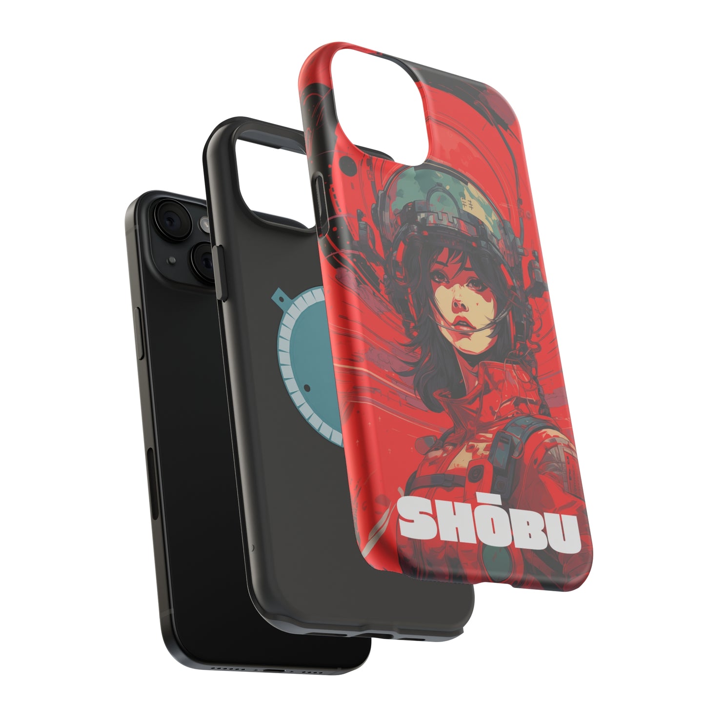 iPhone MagSafe Double Layer Tough Case - Mecha Engineer KIMI