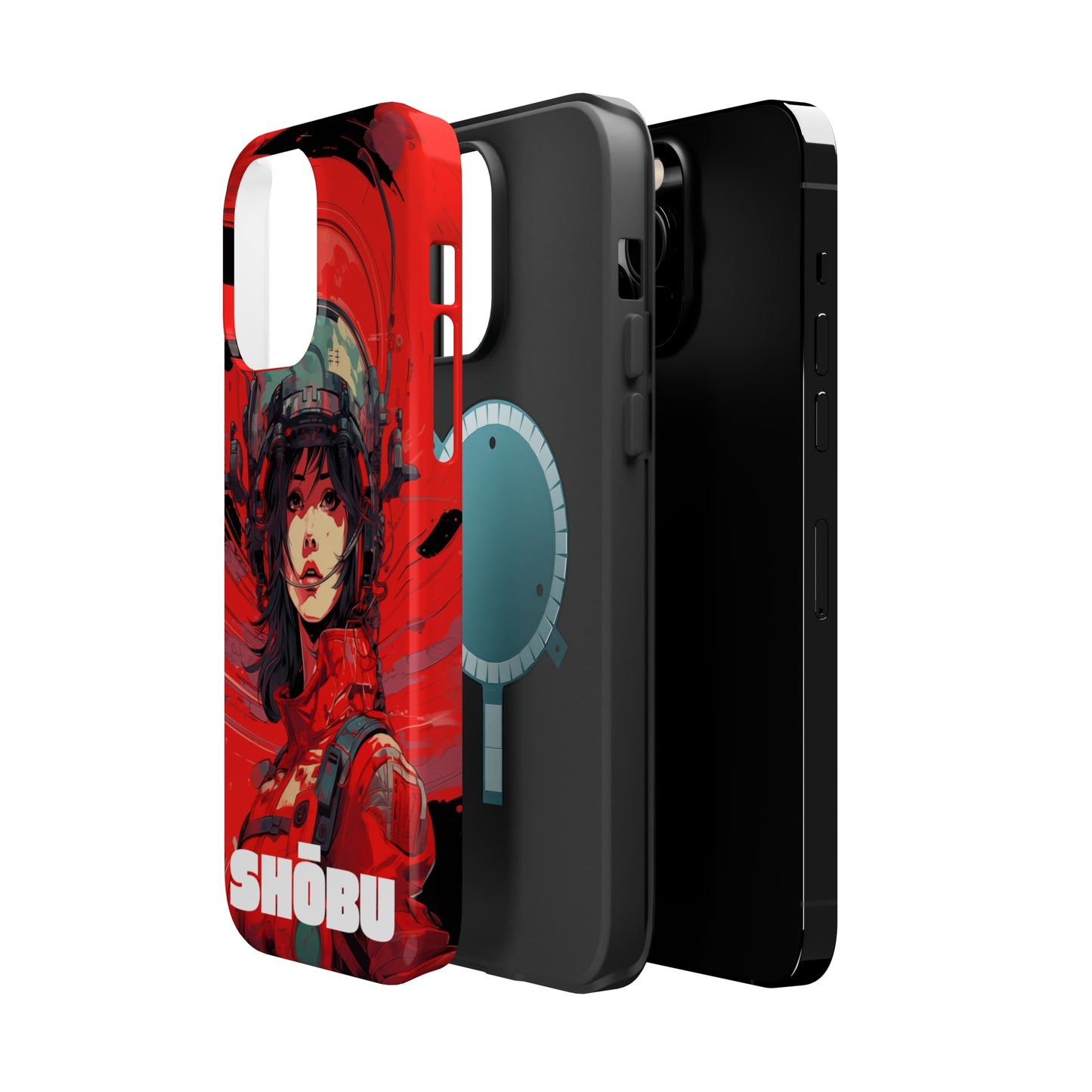 iPhone MagSafe Double Layer Tough Case - Mecha Engineer KIMI