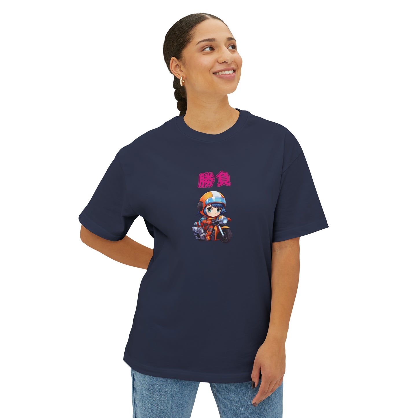 Oversized Relaxed Fit Cotton Boxy T-Shirt - HIKARI Chan
