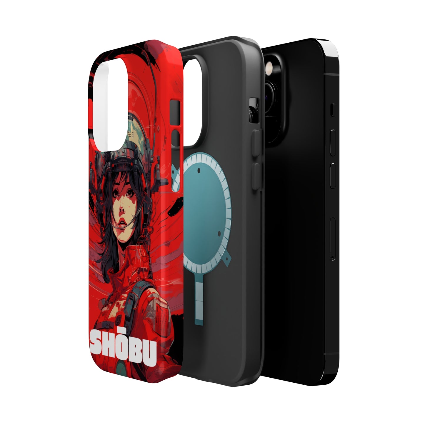 iPhone MagSafe Double Layer Tough Case - Mecha Engineer KIMI
