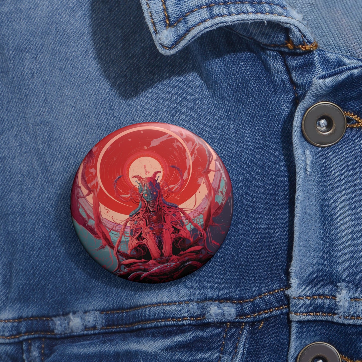 Pin Buttons - Dark Monk CHIKAI