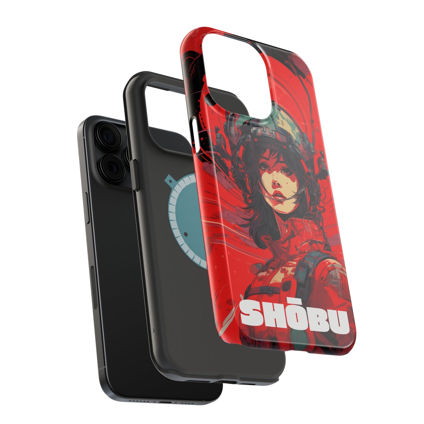 iPhone MagSafe Double Layer Tough Case - Mecha Engineer KIMI