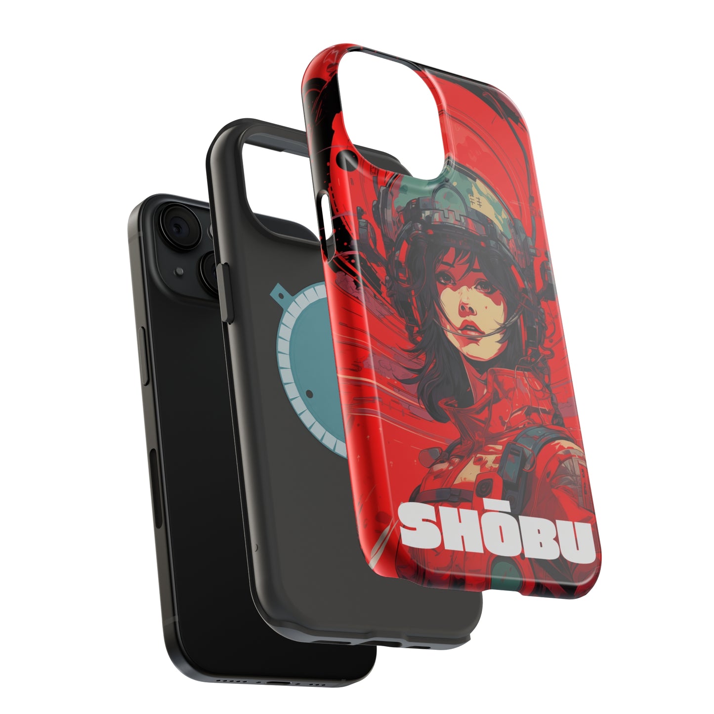 iPhone MagSafe Double Layer Tough Case - Mecha Engineer KIMI