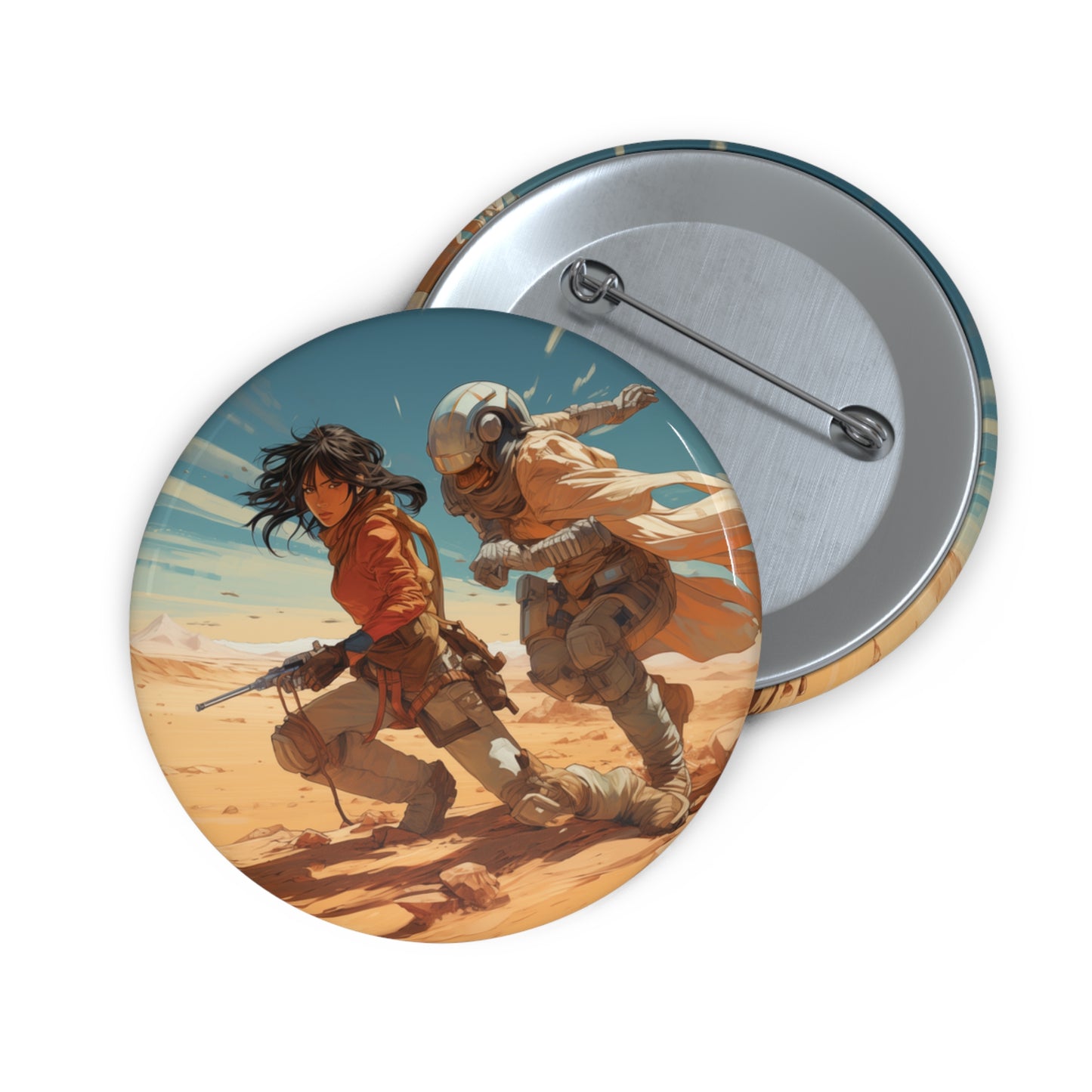 Pin Buttons - Desert Hunters SAORI and RT665