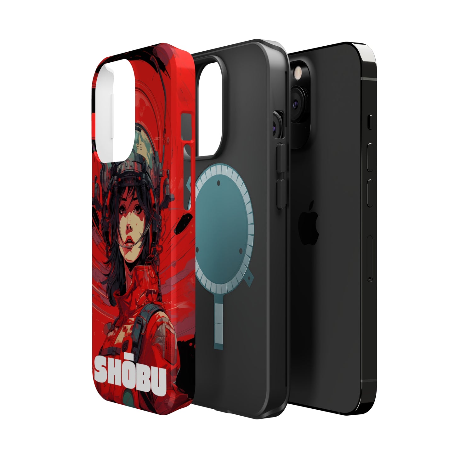 iPhone MagSafe Double Layer Tough Case - Mecha Engineer KIMI