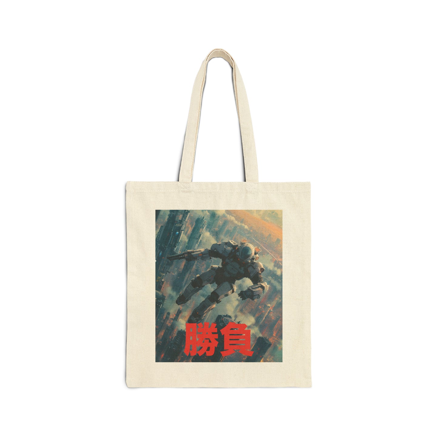 Heavy Fabric Cotton Canvas Tote Bag - Flying Battalion Officer