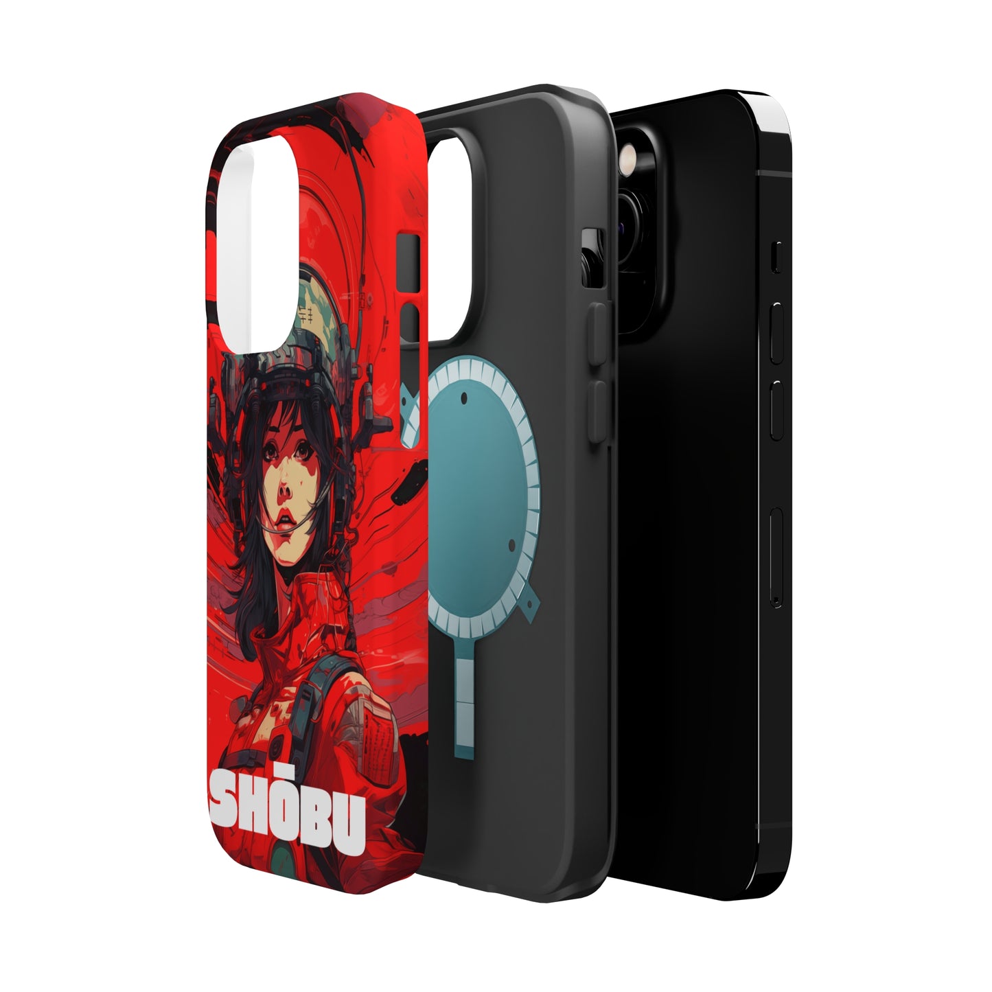 iPhone MagSafe Double Layer Tough Case - Mecha Engineer KIMI
