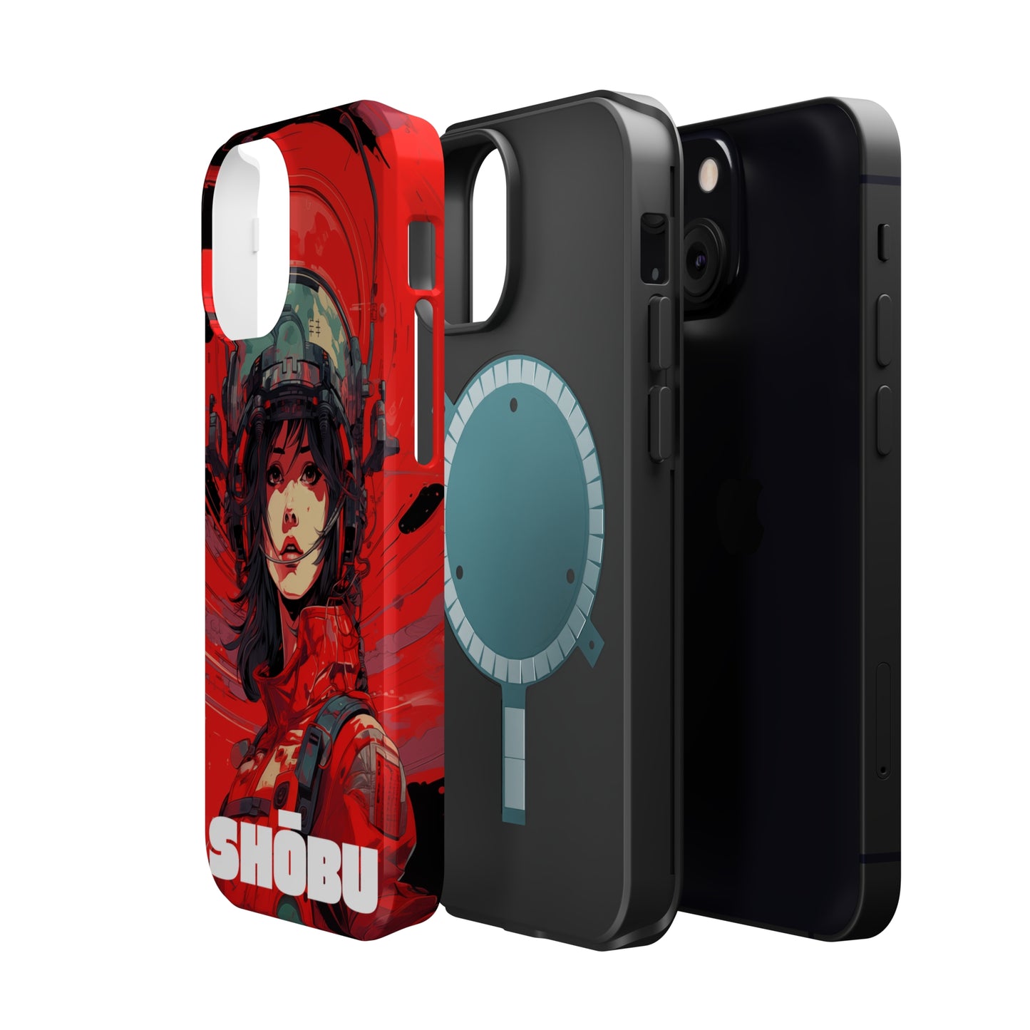 iPhone MagSafe Double Layer Tough Case - Mecha Engineer KIMI