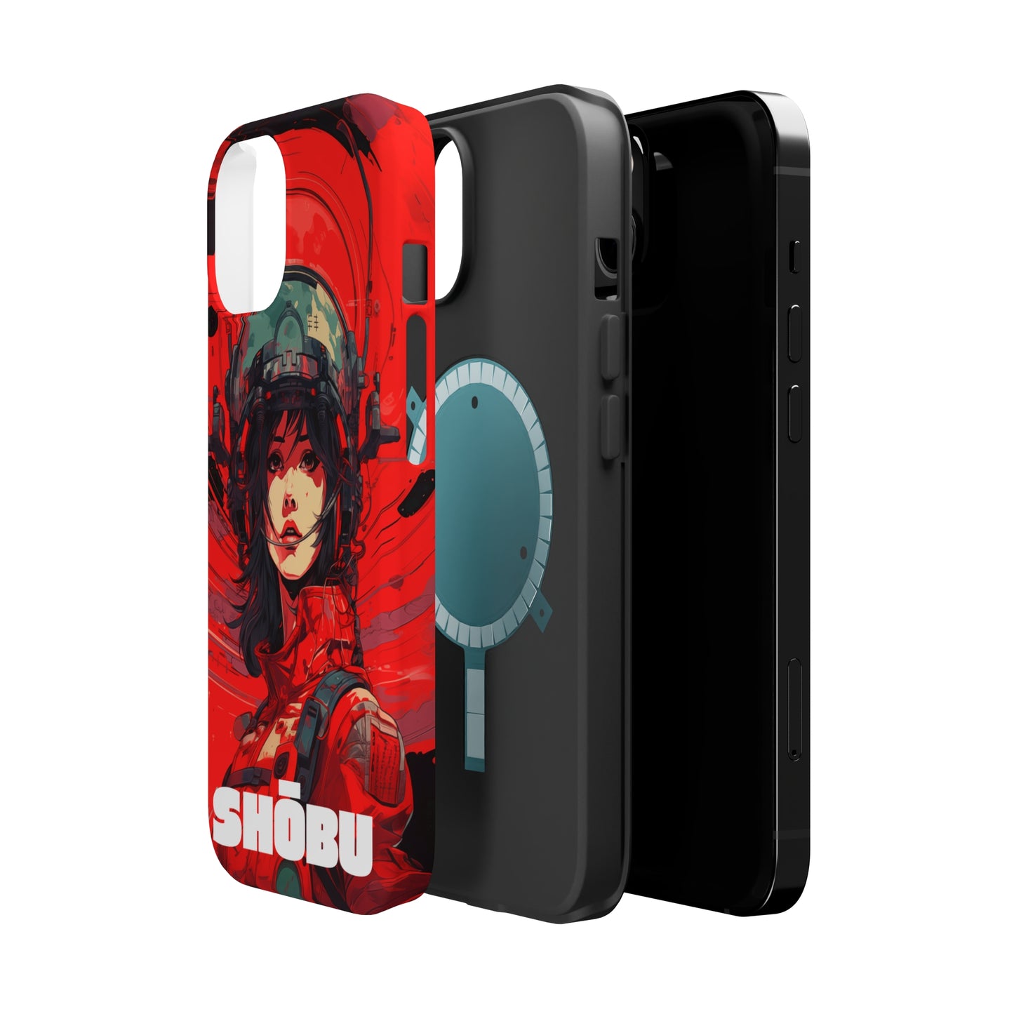 iPhone MagSafe Double Layer Tough Case - Mecha Engineer KIMI