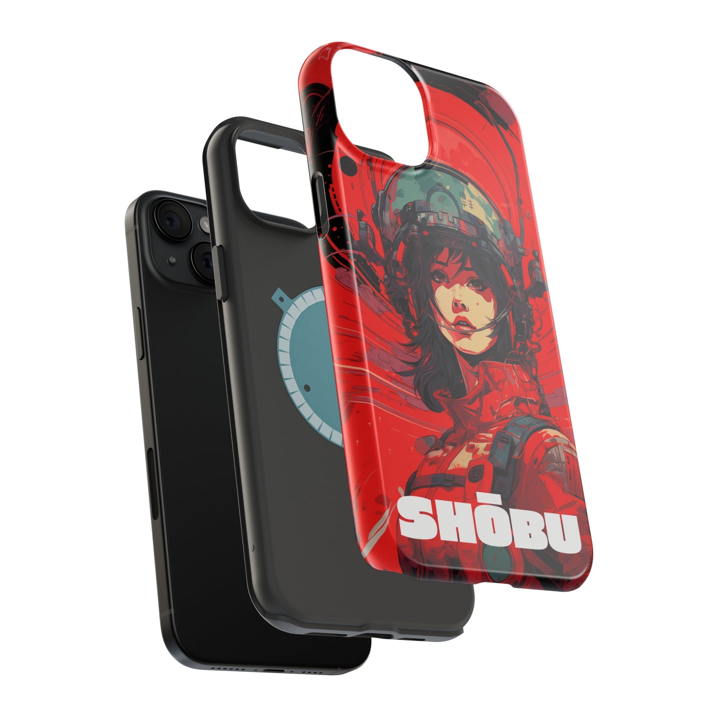 iPhone MagSafe Double Layer Tough Case - Mecha Engineer KIMI