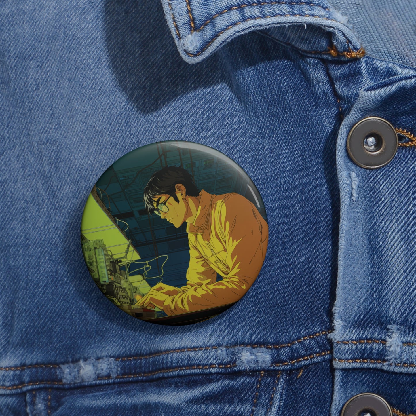 Pin Buttons - Scientist Dr. KAITO