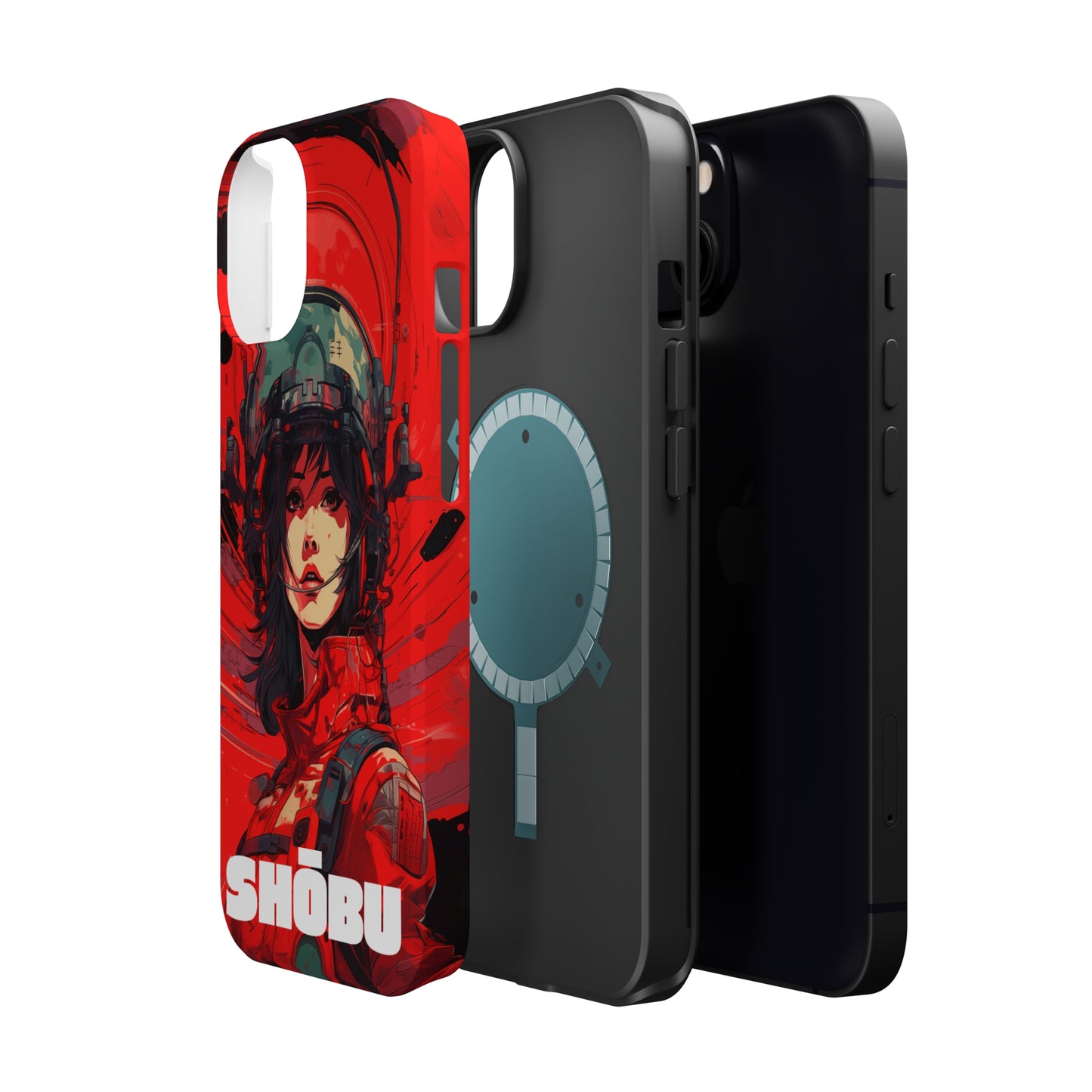 iPhone MagSafe Double Layer Tough Case - Mecha Engineer KIMI