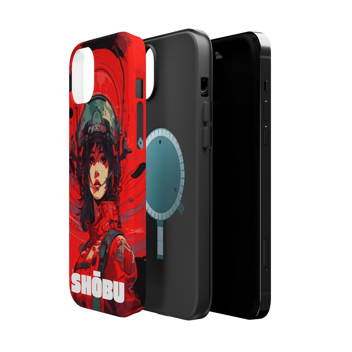 iPhone MagSafe Double Layer Tough Case - Mecha Engineer KIMI