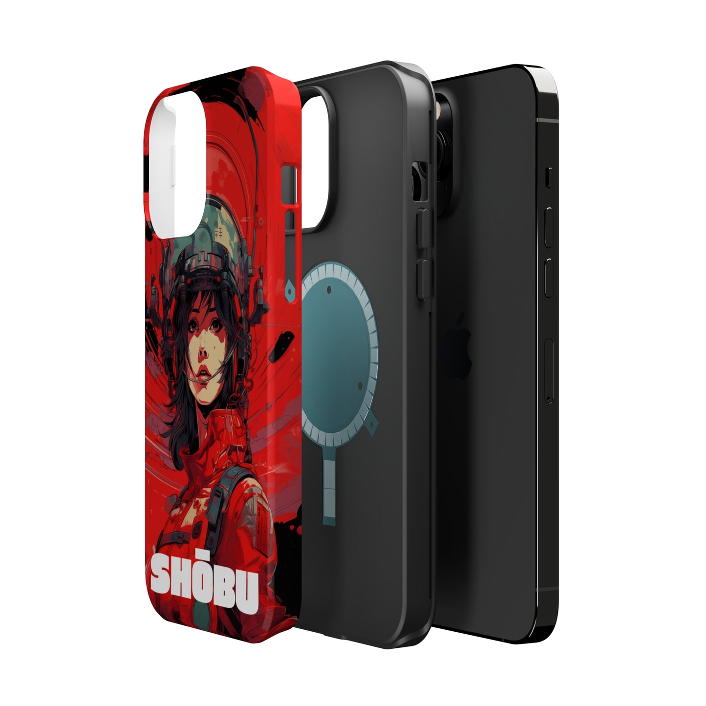 iPhone MagSafe Double Layer Tough Case - Mecha Engineer KIMI
