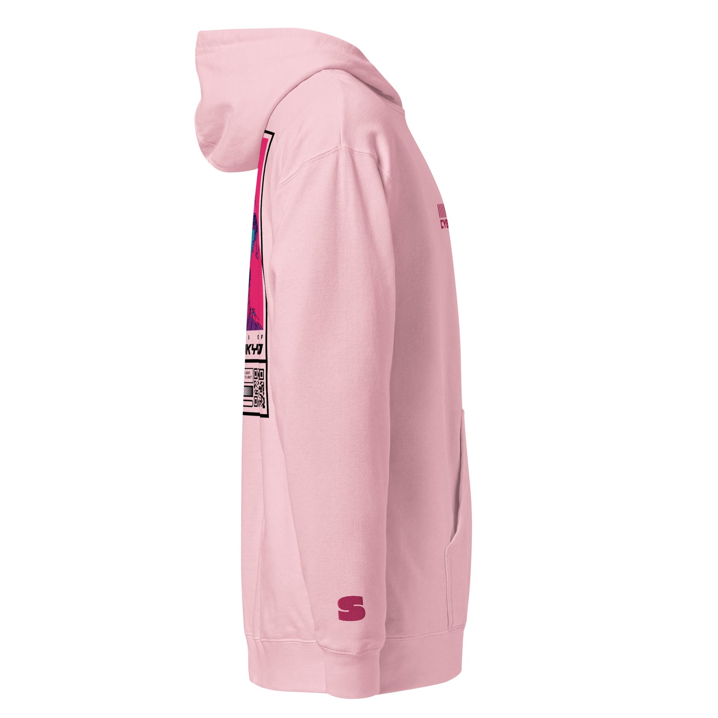 Bubblegum Unisex midweight hoodie - SHŌBU CYBERVOID - Citizens of Neo-Tokyo