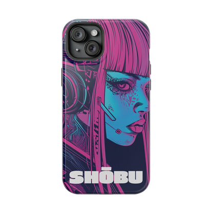 iPhone MagSafe Double Layer Tough Case - SHŌBU CYBERVOID - Citizens of Neo-Tokyo - Augmented Player