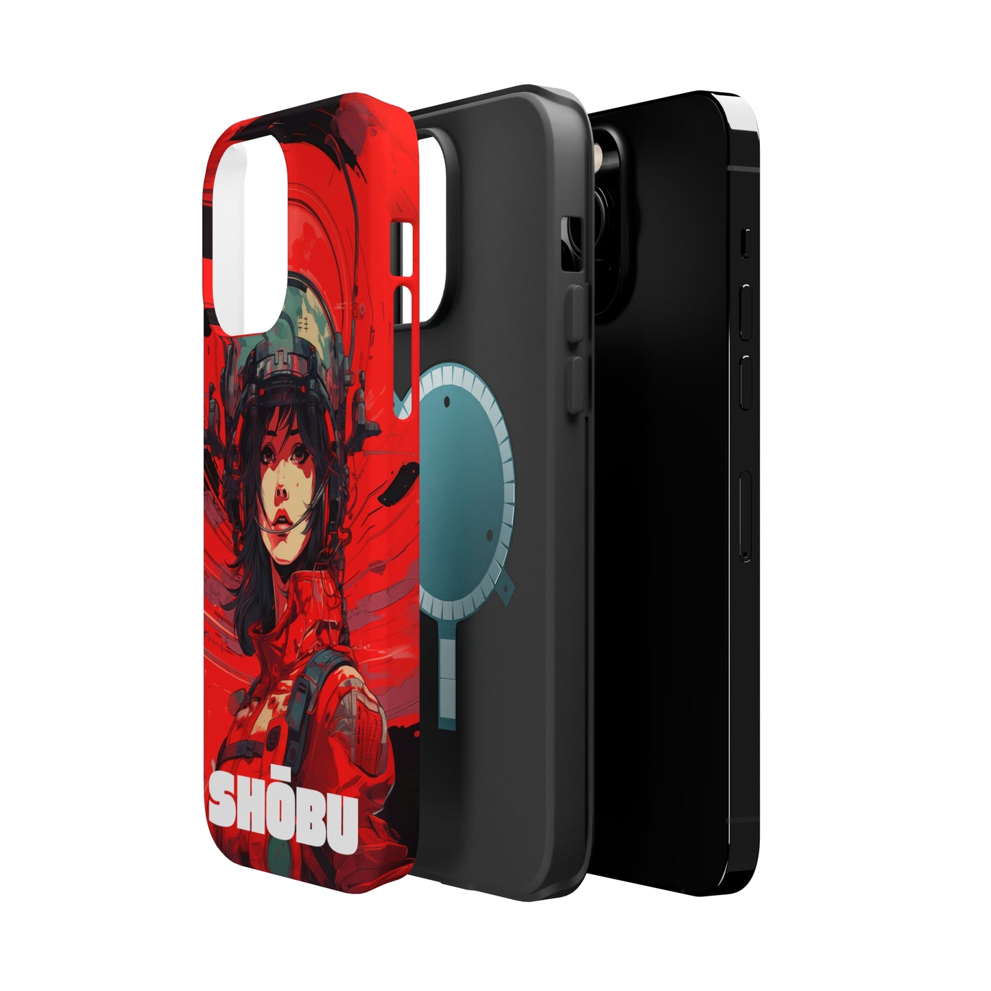 iPhone MagSafe Double Layer Tough Case - Mecha Engineer KIMI