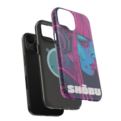 iPhone MagSafe Double Layer Tough Case - SHŌBU CYBERVOID - Citizens of Neo-Tokyo - Augmented Player