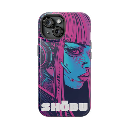 iPhone MagSafe Double Layer Tough Case - SHŌBU CYBERVOID - Citizens of Neo-Tokyo - Augmented Player