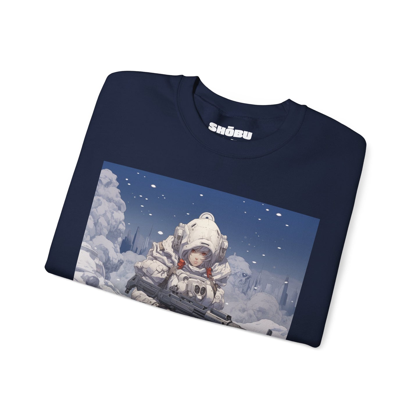 Medium Heavy Classic Fit Crew Neck Sweatshirt - Snow Trooper IZUMI