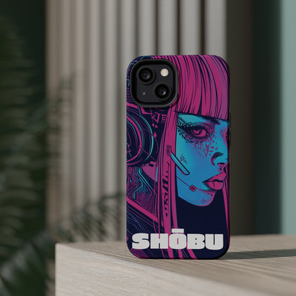 iPhone MagSafe Double Layer Tough Case - SHŌBU CYBERVOID - Citizens of Neo-Tokyo - Augmented Player