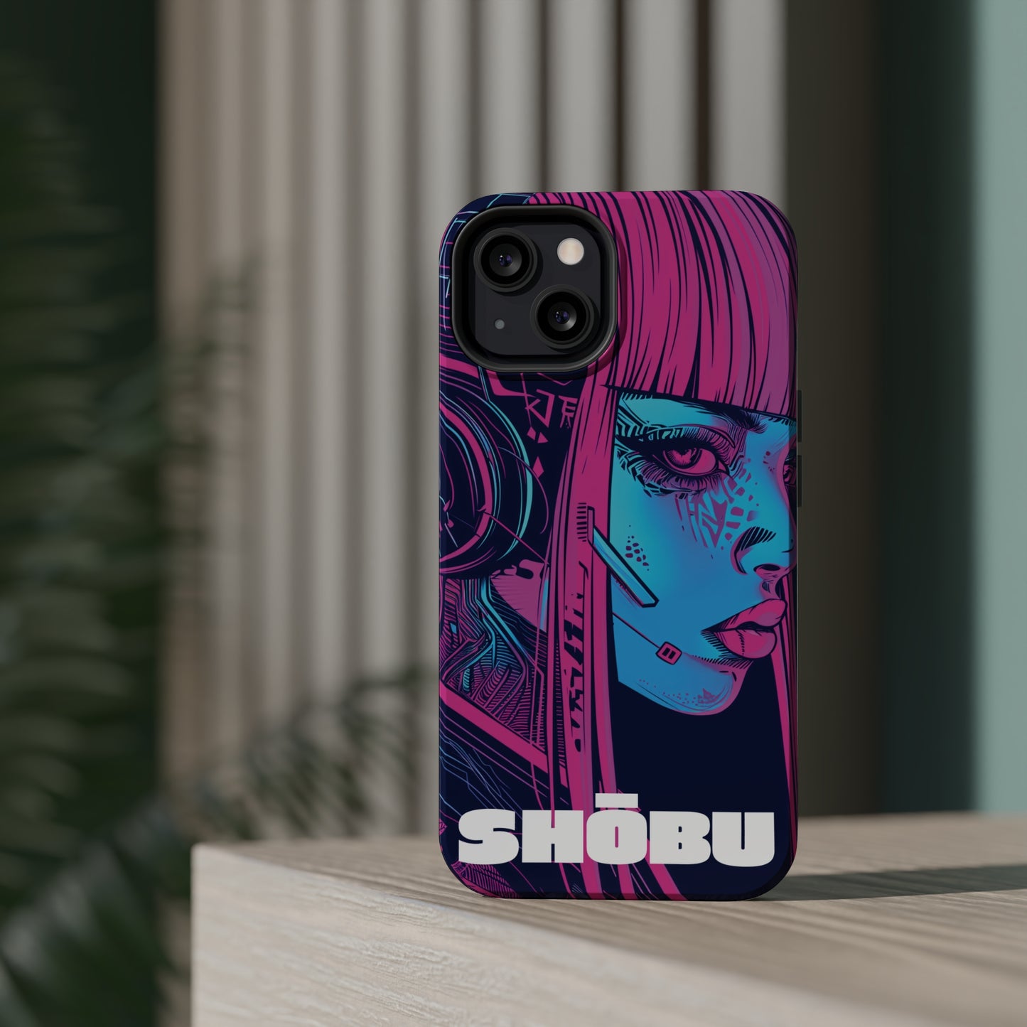 iPhone MagSafe Double Layer Tough Case - SHŌBU CYBERVOID - Citizens of Neo-Tokyo - Augmented Player