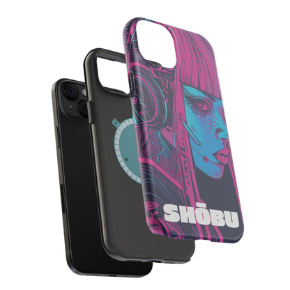 iPhone MagSafe Double Layer Tough Case - SHŌBU CYBERVOID - Citizens of Neo-Tokyo - Augmented Player