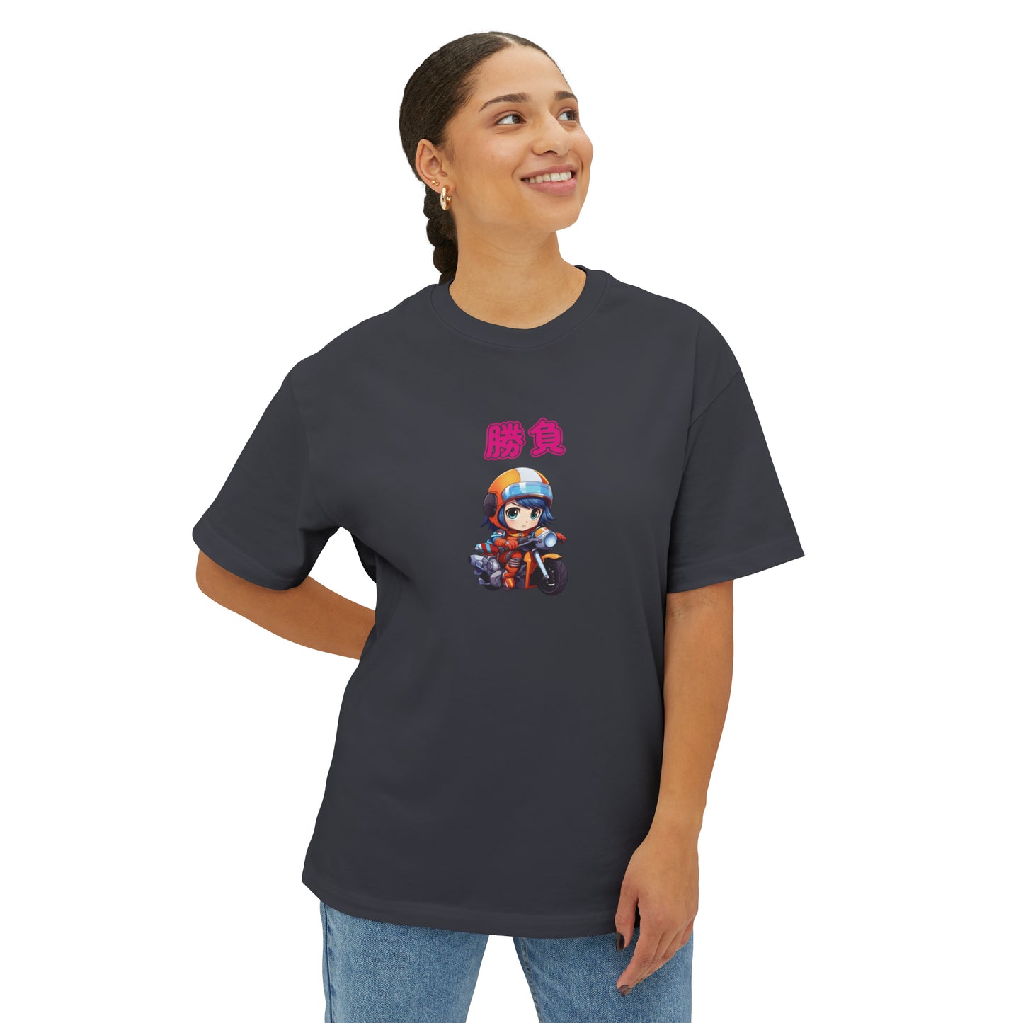 Oversized Relaxed Fit Cotton Boxy T-Shirt - HIKARI Chan