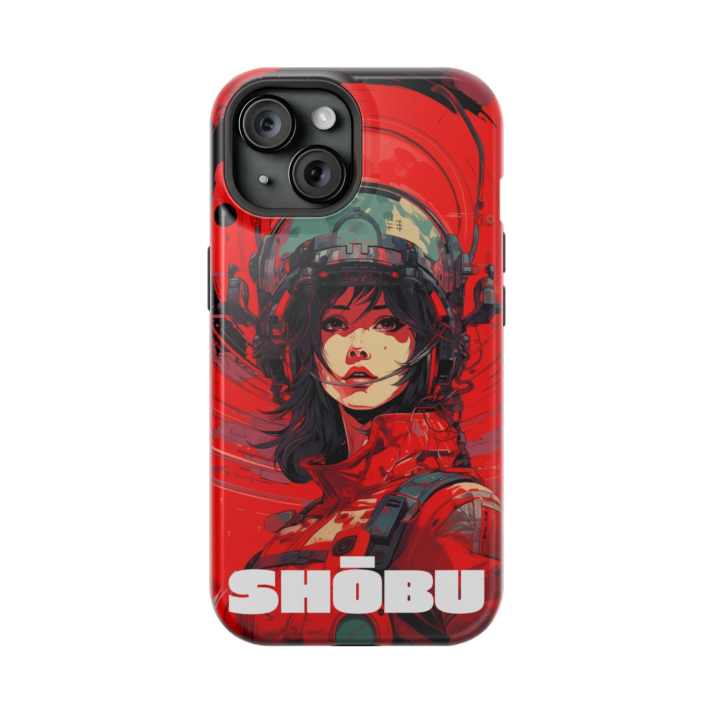 iPhone MagSafe Double Layer Tough Case - Mecha Engineer KIMI