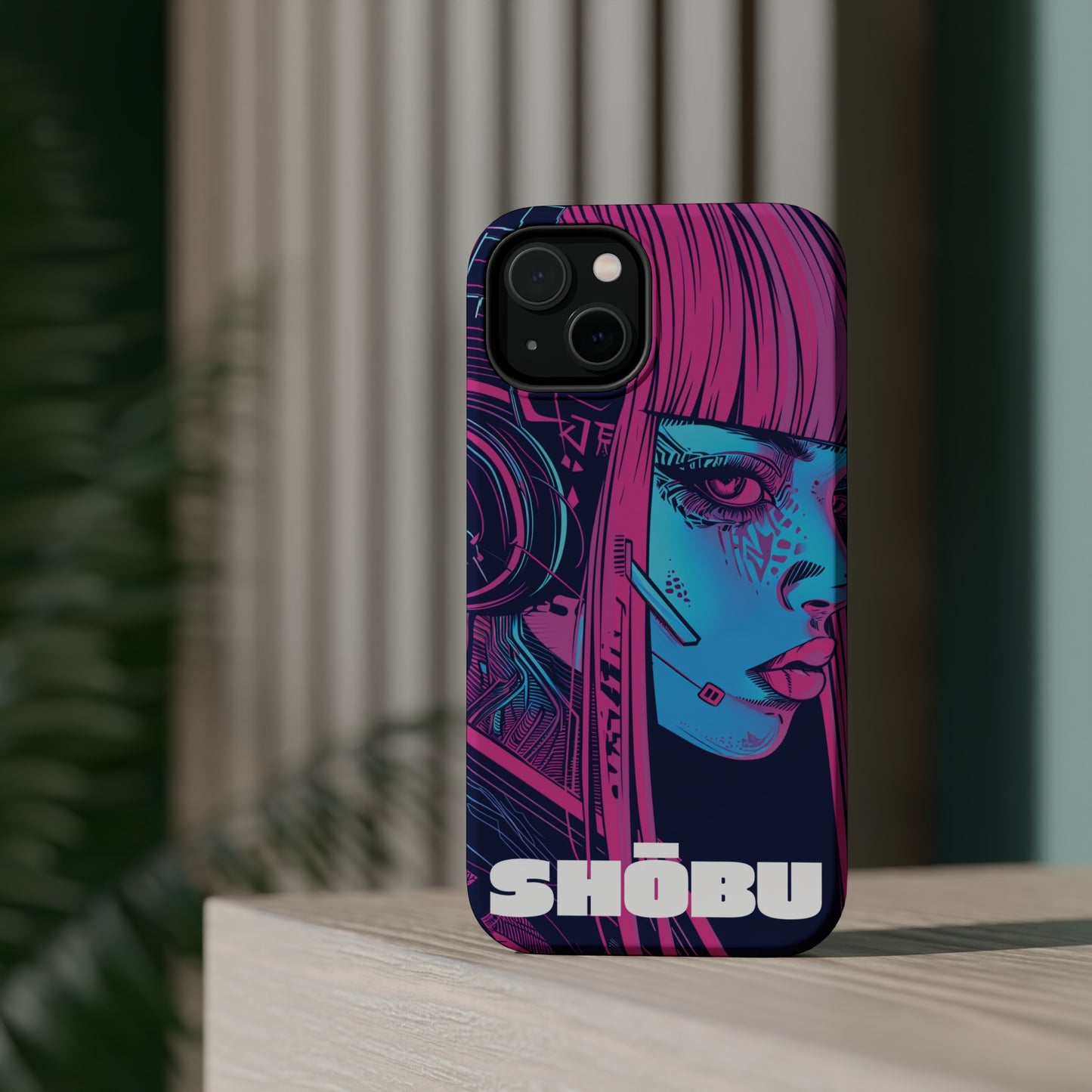 iPhone MagSafe Double Layer Tough Case - SHŌBU CYBERVOID - Citizens of Neo-Tokyo - Augmented Player