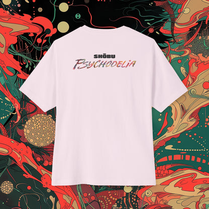 Oversized Relaxed Fit Cotton Boxy T-Shirt - PSYCHODELIA - Biolume Betrayer