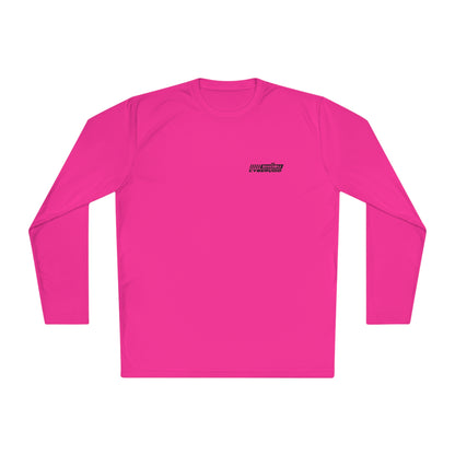 Neon Pink Unisex Lightweight Long Sleeve Tee - Citizens of Neo-Tokyo