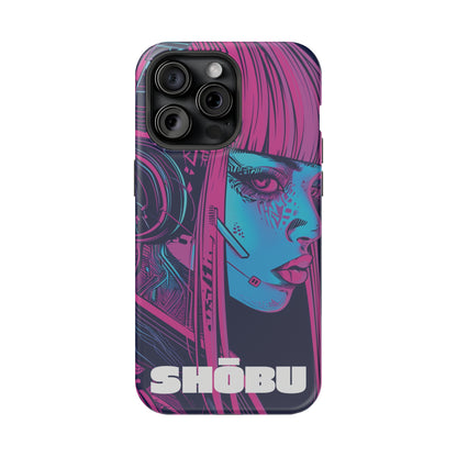 iPhone MagSafe Double Layer Tough Case - SHŌBU CYBERVOID - Citizens of Neo-Tokyo - Augmented Player