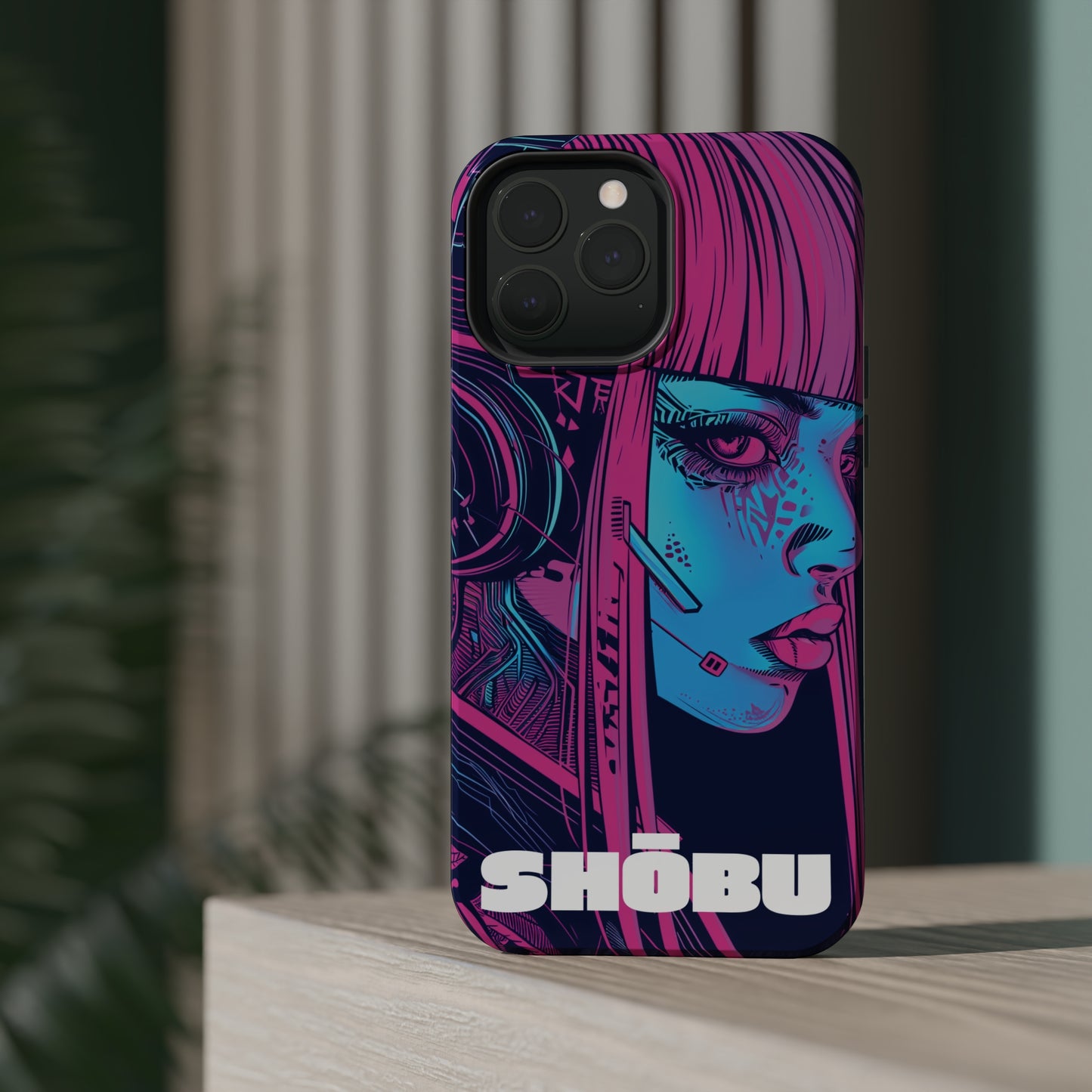 iPhone MagSafe Double Layer Tough Case - SHŌBU CYBERVOID - Citizens of Neo-Tokyo - Augmented Player