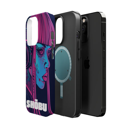 iPhone MagSafe Double Layer Tough Case - SHŌBU CYBERVOID - Citizens of Neo-Tokyo - Augmented Player