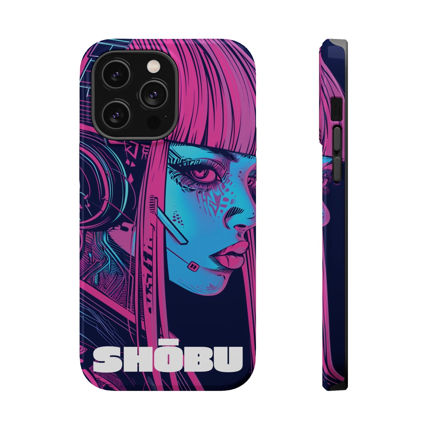 iPhone MagSafe Double Layer Tough Case - SHŌBU CYBERVOID - Citizens of Neo-Tokyo - Augmented Player