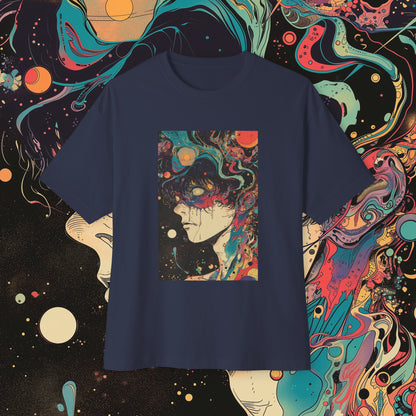Oversized Relaxed Fit Cotton Boxy T-Shirt - PSYCHODELIA -  Network Necromancer