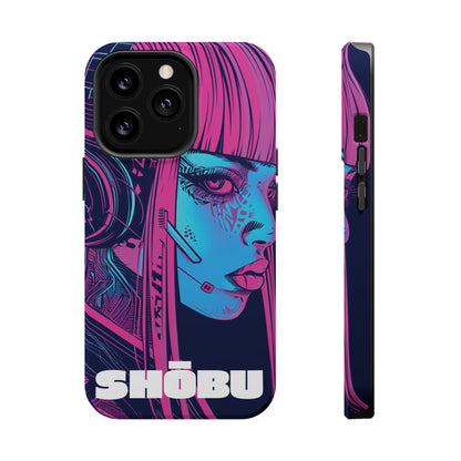 iPhone MagSafe Double Layer Tough Case - SHŌBU CYBERVOID - Citizens of Neo-Tokyo - Augmented Player