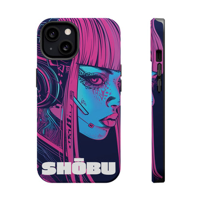 iPhone MagSafe Double Layer Tough Case - SHŌBU CYBERVOID - Citizens of Neo-Tokyo - Augmented Player