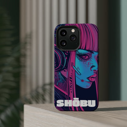 iPhone MagSafe Double Layer Tough Case - SHŌBU CYBERVOID - Citizens of Neo-Tokyo - Augmented Player