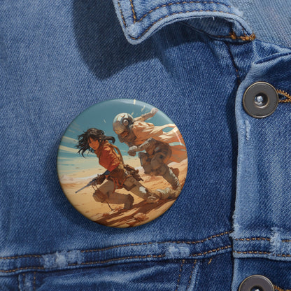 Pin Buttons - Desert Hunters SAORI and RT665