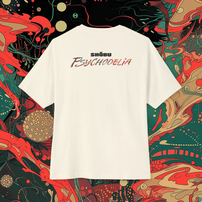 Oversized Relaxed Fit Cotton Boxy T-Shirt - PSYCHODELIA - Biolume Betrayer