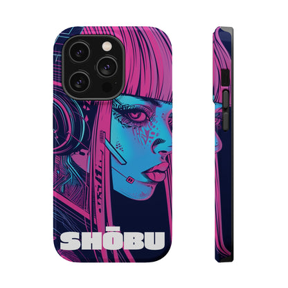 iPhone MagSafe Double Layer Tough Case - SHŌBU CYBERVOID - Citizens of Neo-Tokyo - Augmented Player