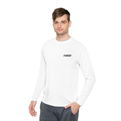Ghost White Unisex Lightweight Long Sleeve Tee - Citizens of Neo-Tokyo